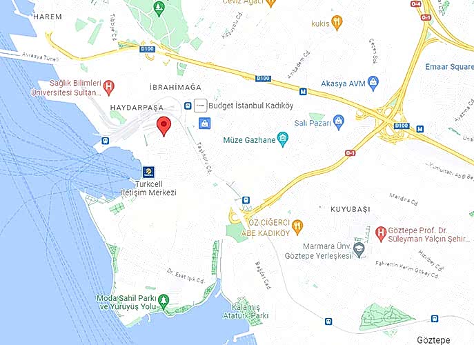 kadıköy oto elektrik konum bilgileri